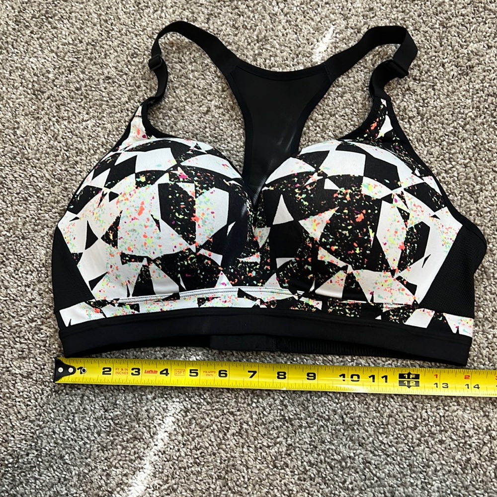 Multi colored sports bra